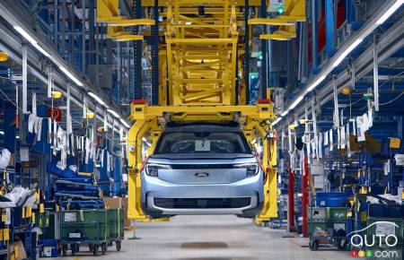 Le Ford Explorer électrique, dans l'usine de Cologne de Ford