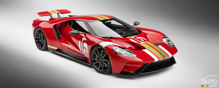 Ford GT, Édition Héritage GT Alan Mann, trois uqarts avant