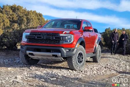 Ford Ranger Raptor 2024 rouge