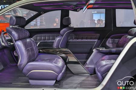 The interior of the Genesis Neolun concept