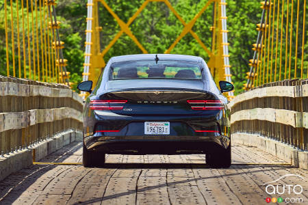 Genesis Genesis G80 électrifiée 2024, arrière