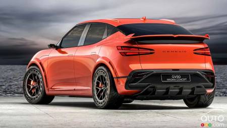 The Genesis GV60 Magma concept