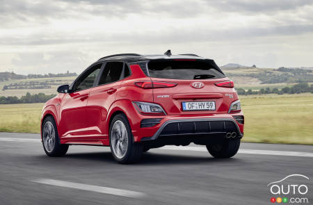 Hyundai Kona, three-quarters rear