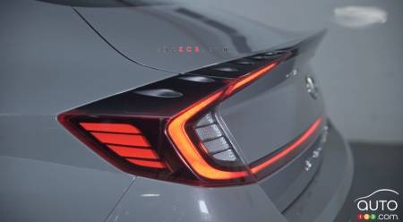 2021 Hyundai Sonata N Line, rear lights