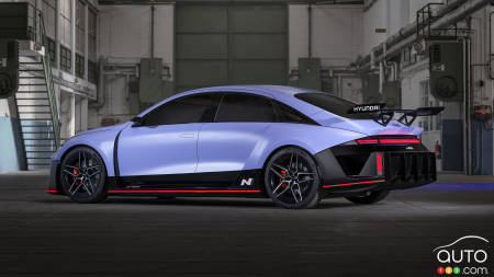 Hyundai RN22e prototype - Profile