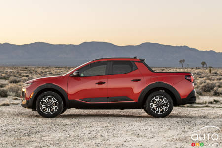 2025 Hyundai Santa Cruz, profile