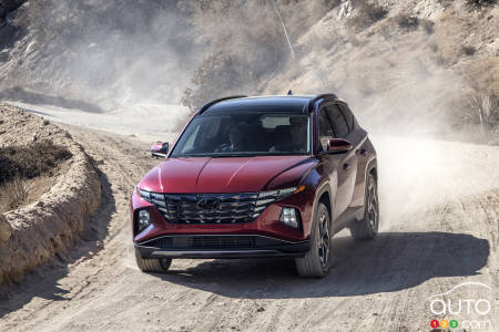 Front of 2022 Hyundai Tucson