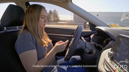 Test portant sur les systèmes de conduite semi-autonome