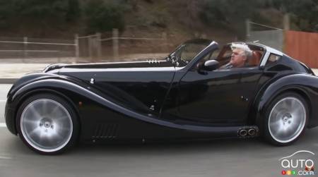 Jay Leno, behind the wheel