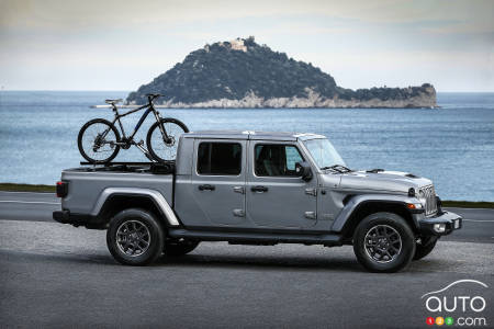 2021 Jeep Gladiator Overland, profile