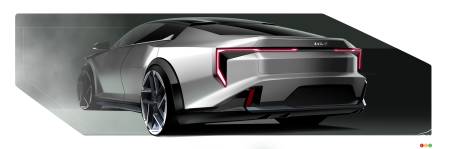 Exterior design of 2025 Kia K4