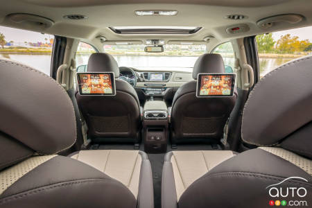 Kia Sedona, deuxième rangée