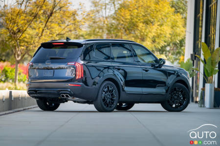 Kia Telluride, three-quarters rear