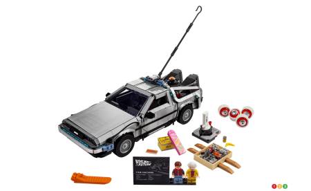 The new Back to the Future DeLorean set from Lego, fig. 4
