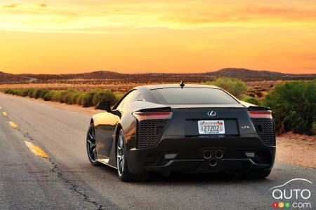 2011 Lexus LFA, rear