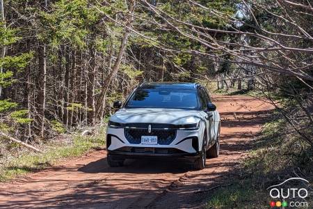 Le Lincoln Nautilus 2024, avant