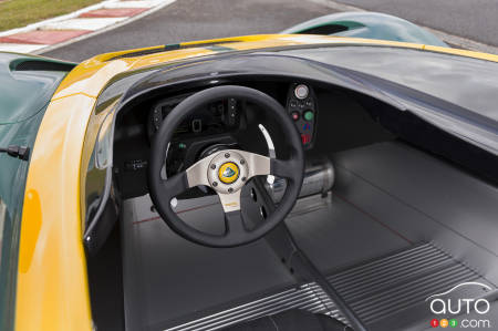 Habitacle de la Lotus 3-Eleven