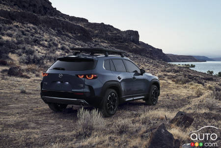 2023 Mazda CX-50, three-quarters rear