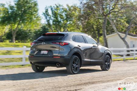 Mazda CX-30, three-quarters rear