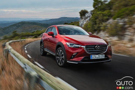 2020 Mazda CX-3, on the road