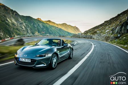 The Mazda MX-5, on the road