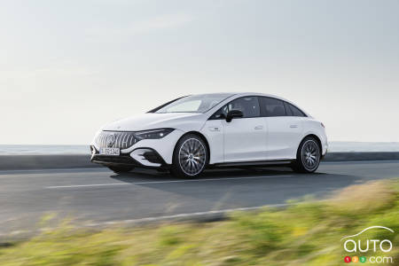 Mercedes-AMG EQE - On the road