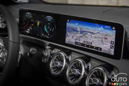 Mercedes-Benz CLA250 2020, tableau de bord