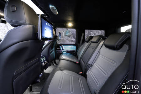 2025 Mercedes-Benz G 580, second row of seats