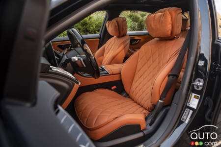 Interior of Mercedes Benz S-Class