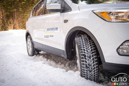 Michelin X-Ice Snow tires at work