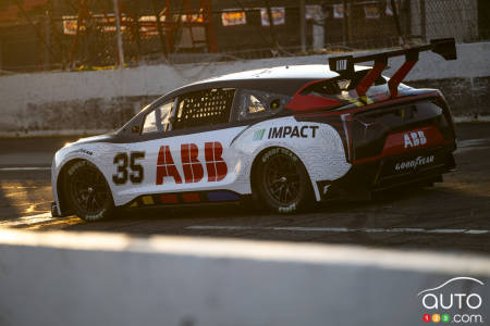 NASCAR's electric prototype, on the track