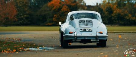 La Porsche 356 convertie, arrière