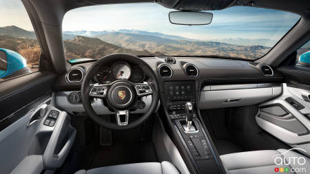 Porsche 718 Cayman S, intérieur
