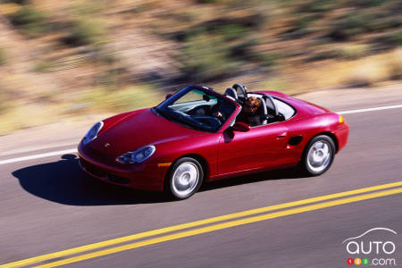 Porsche Boxster S, from above