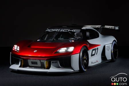 Porsche Mission R concept, front