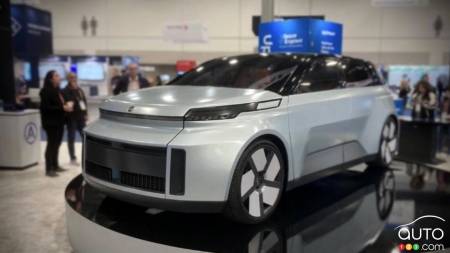 The Project Arrow EV Concept - Three-quarters front