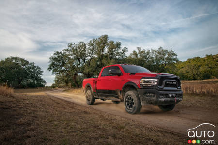 Ram 2500 Power Wagon, three-quarters front