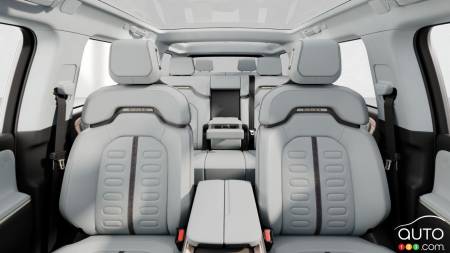 L'habitacle du Rivian R1S
