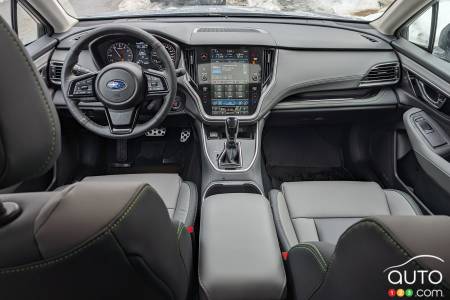 The interior of the 2024 Subaru Outback Onyx
