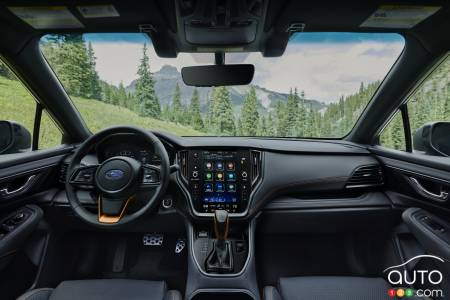 Subaru Outback Wilderness 2022, intérieur