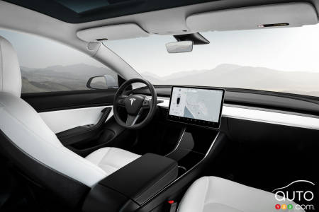 Tesla Model 3 - Intérieur