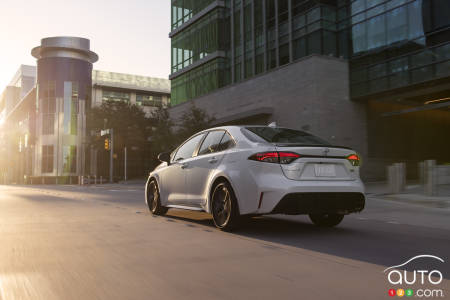 Exterior design of Toyota Corolla