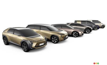 Toyota's six electric vehicle prototypes