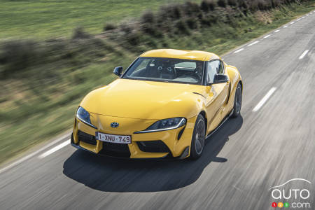 2021 Toyota Supra 2.0, front