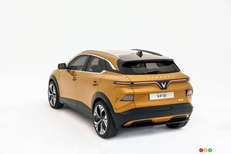 Exterior design of VinFast VF 6