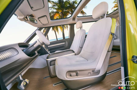 Prototype du Volkswagen ID.Buzz, intérieur