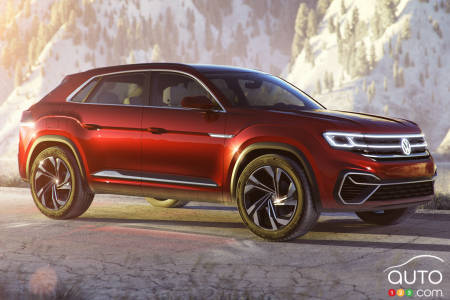 Prototype Volkswagen Atlas Cross Sport