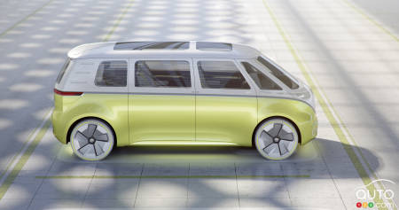 Prototype Volkswagen ID. Buzz, profil