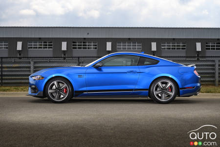 2021 Ford Mustang Mach 1, profile