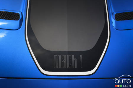 2021 Ford Mustang Mach 1, hood